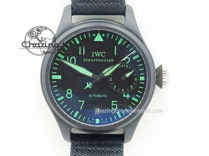 MIROTIME 0406 MARK XVIII Le Petit Prince IW327004 SS FKF 1:1 Best Edition Blue Dial On Brown Leather Strap Trendsetting 7117